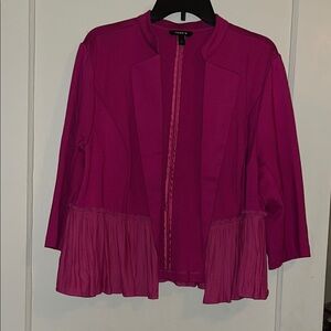 Torrid Pink Open Front Jacket